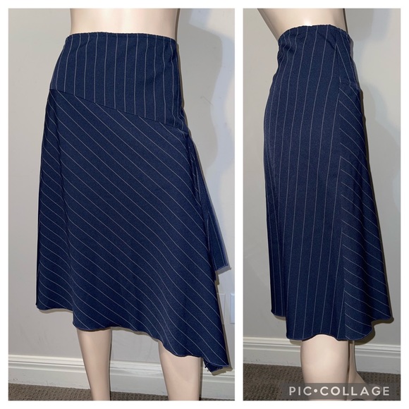 Roccobarocco Pinstripe Skirt & Blazer 10/12 - Picture 3 of 11